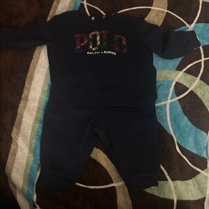 Ralph Lauren Navy Blue Baby Set